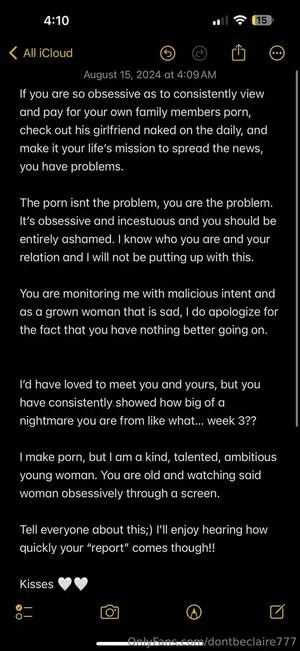 Dontbeclaire777 OnlyFans Leaked Free Thumbnail Picture - #o59GEO9SW0