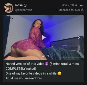 Doseofrose OnlyFans Leaked Free Thumbnail Picture - #pR68xwLfZA