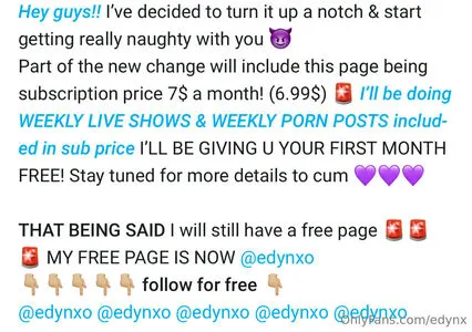 Edynx OnlyFans Leaked Free Thumbnail Picture - #T3NxeFFLU6