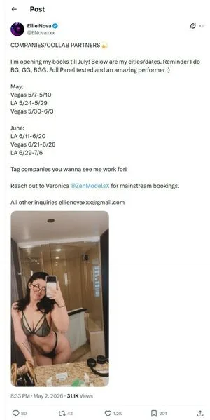 Ellie Nova OnlyFans Leaked Free Thumbnail Picture - #6CtkBmQ3IY