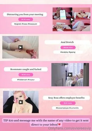 Eviereesvip OnlyFans Leaked Free Thumbnail Picture - #hi750ZfrAj