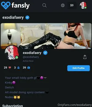 Exodiafaery OnlyFans Leaked Free Thumbnail Picture - #S2zRkcrHI8