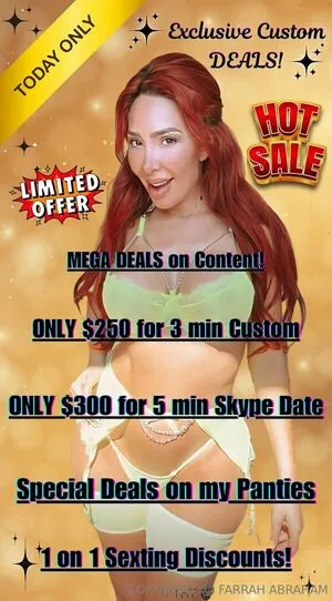 Farrahabraham OnlyFans Leaked Free Thumbnail Picture - #nfAMQbRhJ7