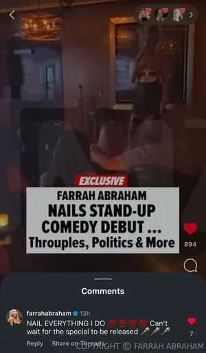 Farrahabraham OnlyFans Leaked Free Thumbnail Picture - #zZ1tY0YMll