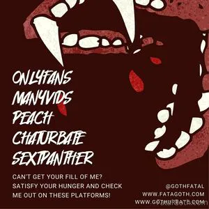 Fatalgothfree OnlyFans Leaked Free Thumbnail Picture - #XuSUZST3QU
