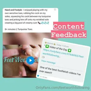 Feetworthfollowing OnlyFans Leaked Free Thumbnail Picture - #eelbZZhNJr