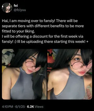 Feiyuu OnlyFans Leaked Free Thumbnail Picture - #tKvbtFS4X8