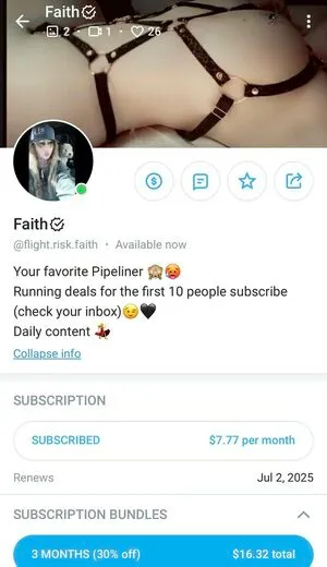 Flight Risk Faith OnlyFans Leaked Free Thumbnail Picture - #EUsY47SmFz