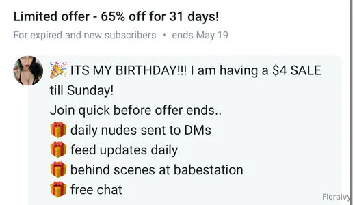 Floraivyfree OnlyFans Leaked Free Thumbnail Picture - #ePf6rJW0to