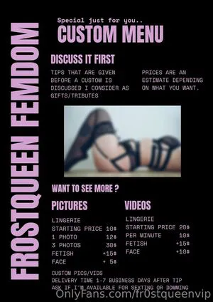 Fr0stqueenvip OnlyFans Leaked Free Thumbnail Picture - #EaK46shIwo