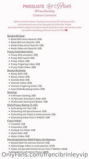 Francibrinleyvip OnlyFans Leaked Free Thumbnail Picture - #wYyUMRSQX9