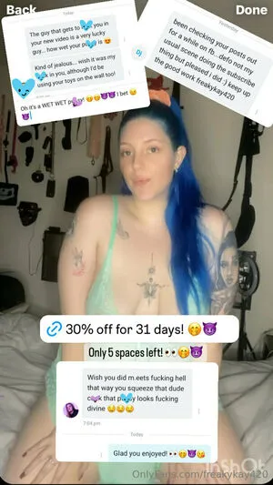 Freakykay420 OnlyFans Leaked Free Thumbnail Picture - #9ZdiyoDYsH