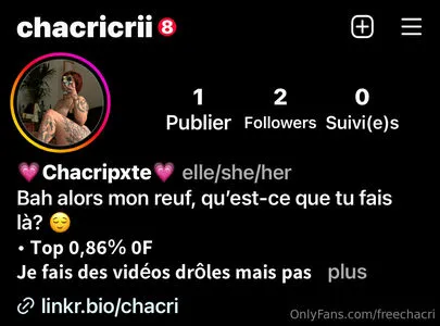 Freechacri OnlyFans Leaked Free Thumbnail Picture - #NKaUnyzJAe