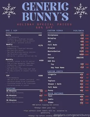 Genericbunny OnlyFans Leaked Free Thumbnail Picture - #Af3GZ1UVv3