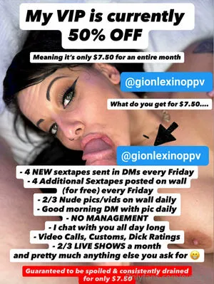 Gionlexi OnlyFans Leaked Free Thumbnail Picture - #6MeTLSehlV