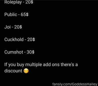 Goddesshailey OnlyFans Leaked Free Thumbnail Picture - #60tIiio279