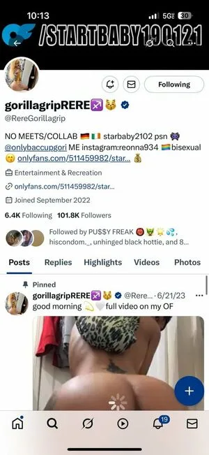 Gorillagriprere OnlyFans Leaked Free Thumbnail Picture - #bcOGBl5Ayi