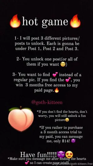 Goth Kitteen Free OnlyFans Leaked Free Thumbnail Picture - #z2yZaBwbmf