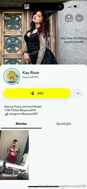 Gothicrose5599 OnlyFans Leaked Free Thumbnail Picture - #GJfn1KzojL