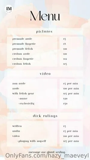 Hazy Maeveyl OnlyFans Leaked Free Thumbnail Picture - #e7dGYoqXKh