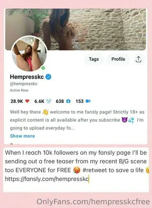 Hempresskcfree OnlyFans Leaked Free Thumbnail Picture - #HaTqupTjOh