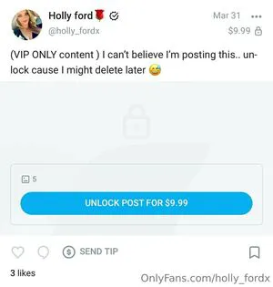 Holly Fordx OnlyFans Leaked Free Thumbnail Picture - #aGgiutceyZ