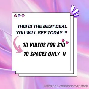 Honeyrashell OnlyFans Leaked Free Thumbnail Picture - #ErcPPyPTa0