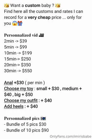 Imirisbabe OnlyFans Leaked Free Thumbnail Picture - #Dua3XnYM39