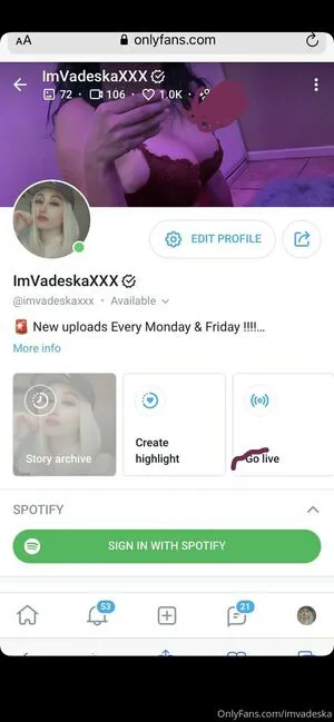 Imvadeska OnlyFans Leaked Free Thumbnail Picture - #qCWDQr2Q33