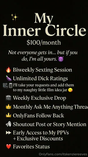 Itskenziereeves OnlyFans Leaked Free Thumbnail Picture - #leemOBysaM