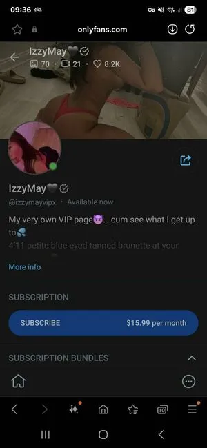 Izzymayvipx OnlyFans Leaked Free Thumbnail Picture - #AKC0uVCDUh