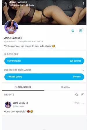 Jaine Cassu OnlyFans Leaked Free Thumbnail Picture - #nPNhP1wBo2