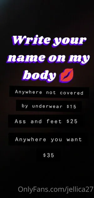 Jellica27 OnlyFans Leaked Free Thumbnail Picture - #4nmV8oQ9cp