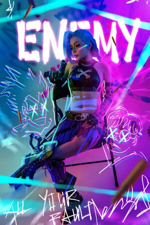 Jinx Cosplay Arcane OnlyFans Leaked Free Thumbnail Picture - #BDvoMSK4EK