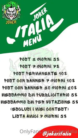 Jokeritalia OnlyFans Leaked Free Thumbnail Picture - #A2AvKT3ak5