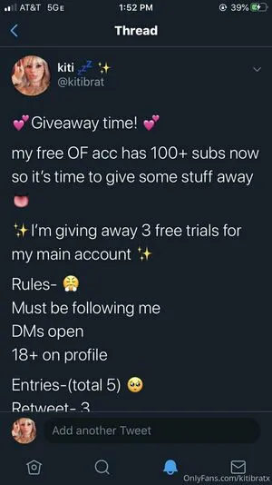 Kitibratx OnlyFans Leaked Free Thumbnail Picture - #yj9tfmB8r0