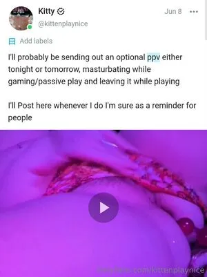 Kittenplaynice OnlyFans Leaked Free Thumbnail Picture - #9SZpVOpip1