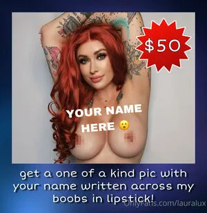 Lauralux OnlyFans Leaked Free Thumbnail Picture - #uns7pPYAeY