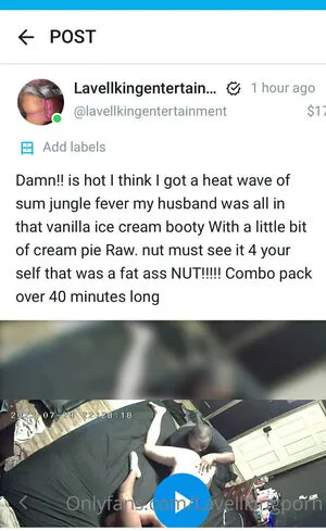 Lavellkingentertainment OnlyFans Leaked Free Thumbnail Picture - #ZSfFoAmsIO