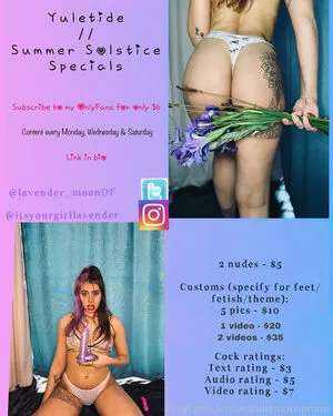 Lavendermoonpromo OnlyFans Leaked Free Thumbnail Picture - #F0ytGURL5E