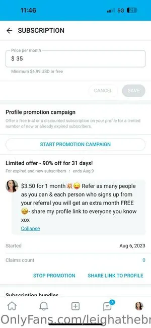 Leighathebratfree OnlyFans Leaked Free Thumbnail Picture - #FAGqk1Usjf