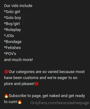 Lexisnowfreepage OnlyFans Leaked Free Thumbnail Picture - #M5o78LiMCG
