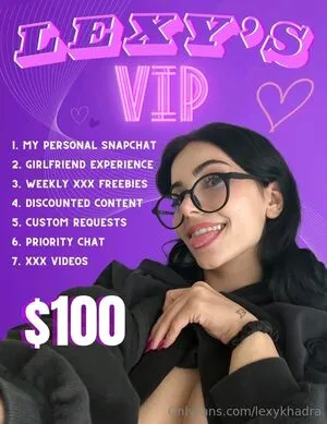 Lexykhadra OnlyFans Leaked Free Thumbnail Picture - #WzKo2sDRBW