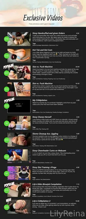Lilyreina OnlyFans Leaked Free Thumbnail Picture - #DJco5LGBMD