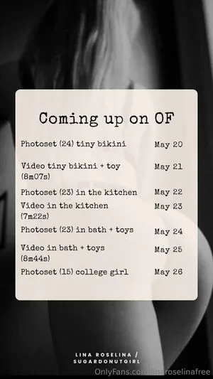 Linaroselinafree OnlyFans Leaked Free Thumbnail Picture - #7mHk4jCO20