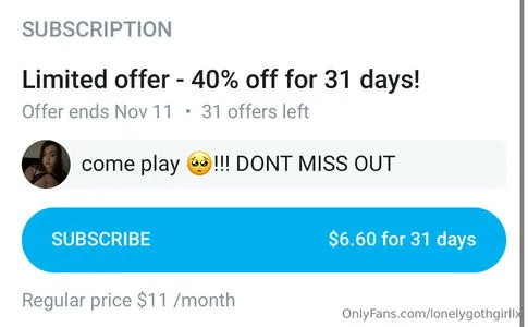 Lonelygothgirllx OnlyFans Leaked Free Thumbnail Picture - #semNy9YrNN