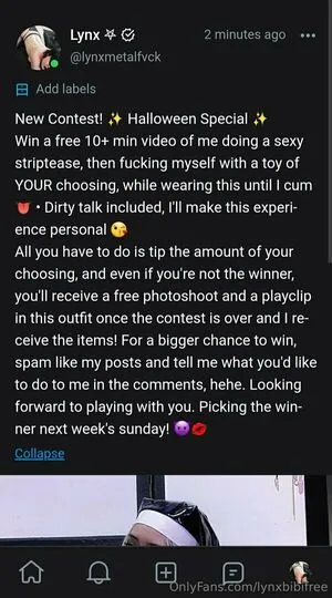 Lynxbibifree OnlyFans Leaked Free Thumbnail Picture - #AgKaM5vsDj