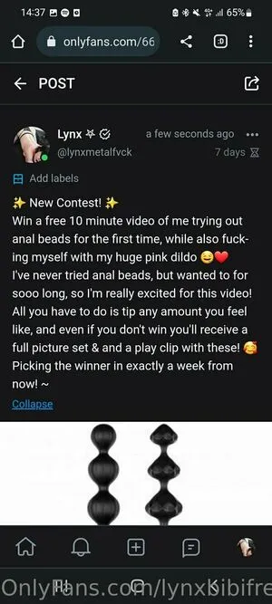 Lynxbibifree OnlyFans Leaked Free Thumbnail Picture - #HrX55RRq1Z