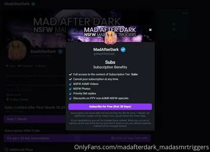 Madafterdark Madasmrtriggers OnlyFans Leaked Free Thumbnail Picture - #wm8MrqrbTS