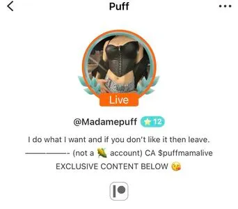 Madamepuff OnlyFans Leaked Free Thumbnail Picture - #7CtBHaW3zB